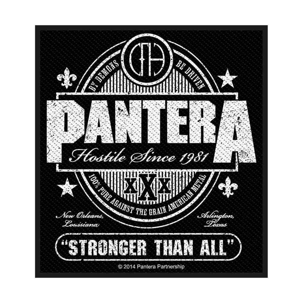 Pantera - Stronger Than All Patch - Zwart